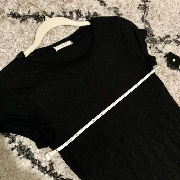 Occasion Black Crewneck T-Shirt Dress Small - Picture 5 of 10